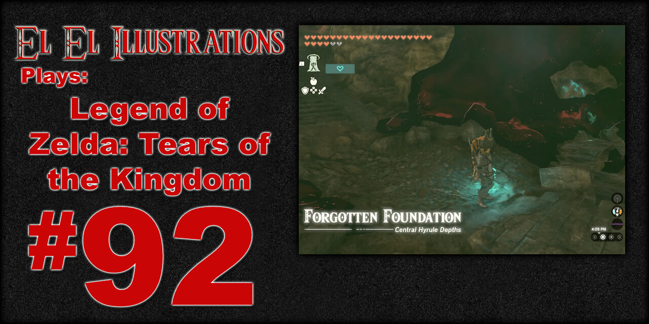 El El Plays Legend of Zelda Tears of the Kingdom Episode 92: Down We Go