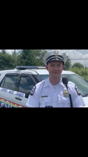 Gay Liaison Officer Shows off His Rainbow Cop Car