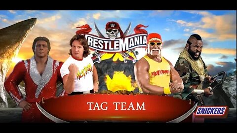WWE 2K22 Roddy Piper & Paul Orndorff Vs Hulk Hogan & Mr. T