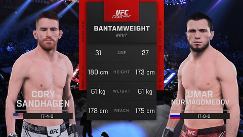 Cory Sandhagen Vs Umar Nurmagomedov UFC Fight Night Bantamweight Prediction