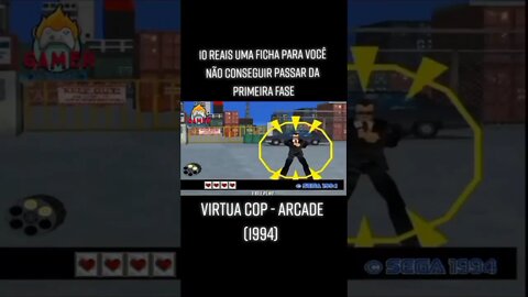 Virtua Cop - Arcade (1994) #nostalgia #retro #retrogaming #anos90 #arcade