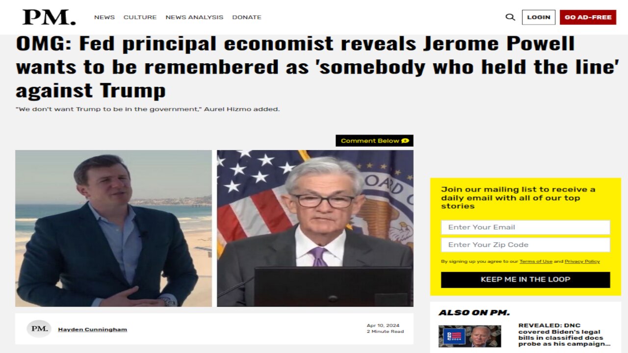 Jerome Powell's Legacy "Held The Line" Against President Trump