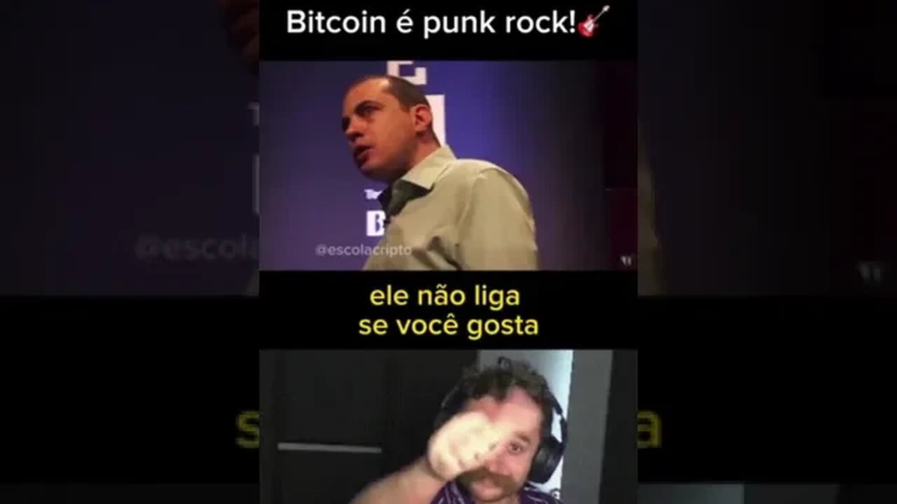Bitcoin é PUNK ROCK! #shorts #investimentos #bitcoin