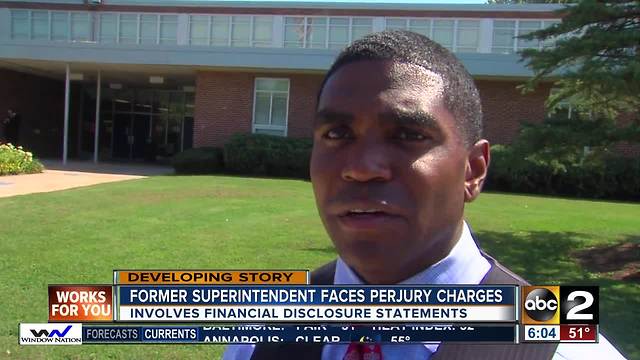 Former Baltimore County Schools Superintendent, Dallas Dance, charged with perjury