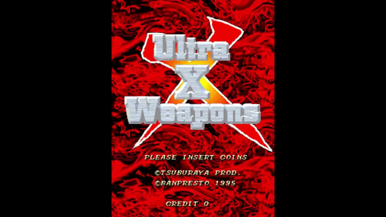 Ultra X Weapons Ultra Keibitai Arcade Game, Banpresto Tsuburaya Productions Seta 1995, longplay