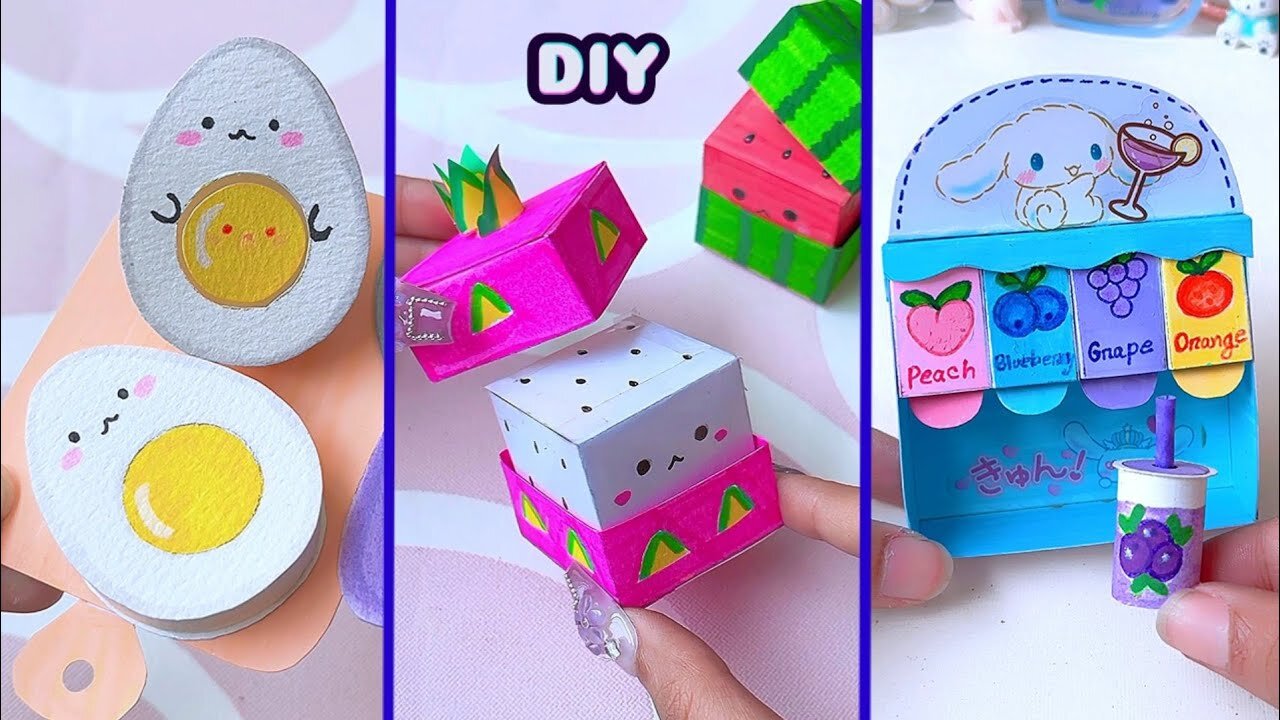 Creative DIY Paper Crafts | Easy Miniature Ideas for School Projects | Tonni Art & Craft