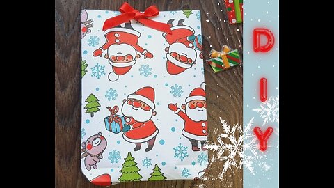 How to Wrap a Gift for Christmas. Christmas Decoration 2024. CRAFTMANIA