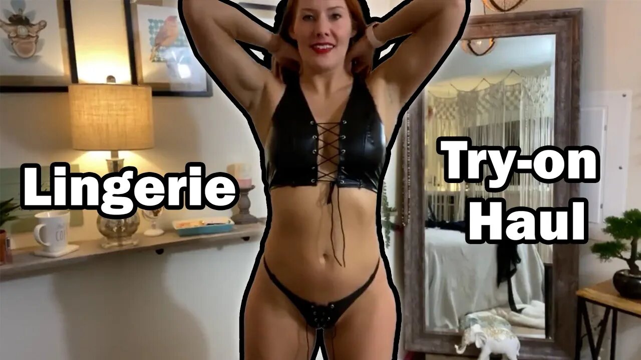 lingerie try on haul