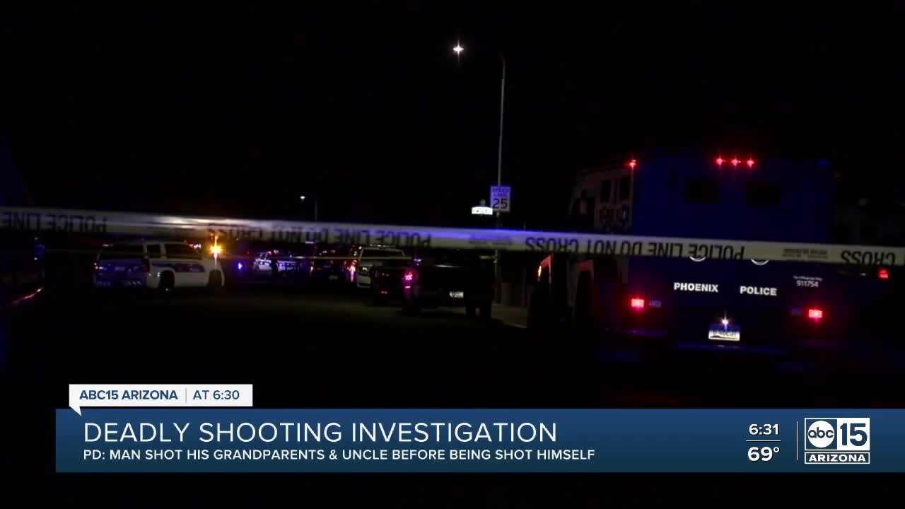 4 killed, 1 wounded in shooting in Phoenix home, police say