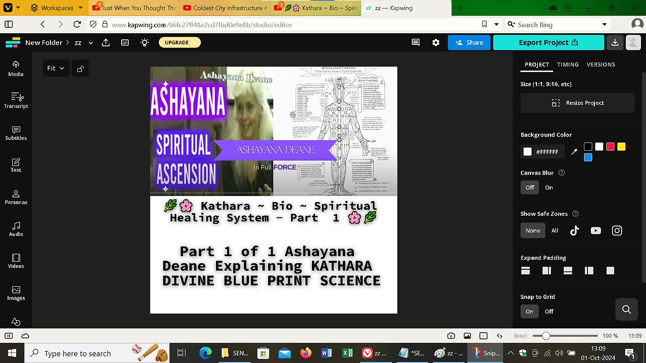Kathara Bio Spiritual Healing System Part 1 of 1 Ashayana Deane Explaining KATHARA DIVINE BLUE PRINT