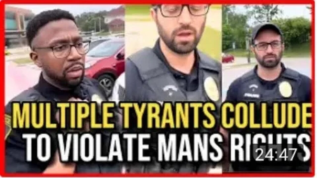 COPS VIOLATE MANS RIGHTS BY DETAINING HIM; THINGS GO DOWNHILL THERE