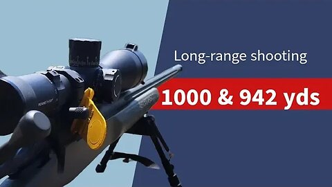 Long-range shooting (1000 - 942 yds) with a 6.5 Creedmoor rifle and a Primary Arms rifle scope