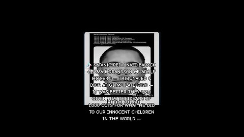 Satanic pedo, Nazi Barack Obama