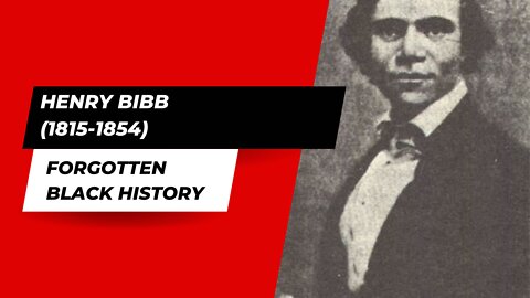 HENRY BIBB (1815-1854)