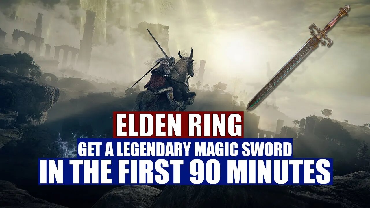 ELDEN RING Easy Mode - Legendary Sword in 90min