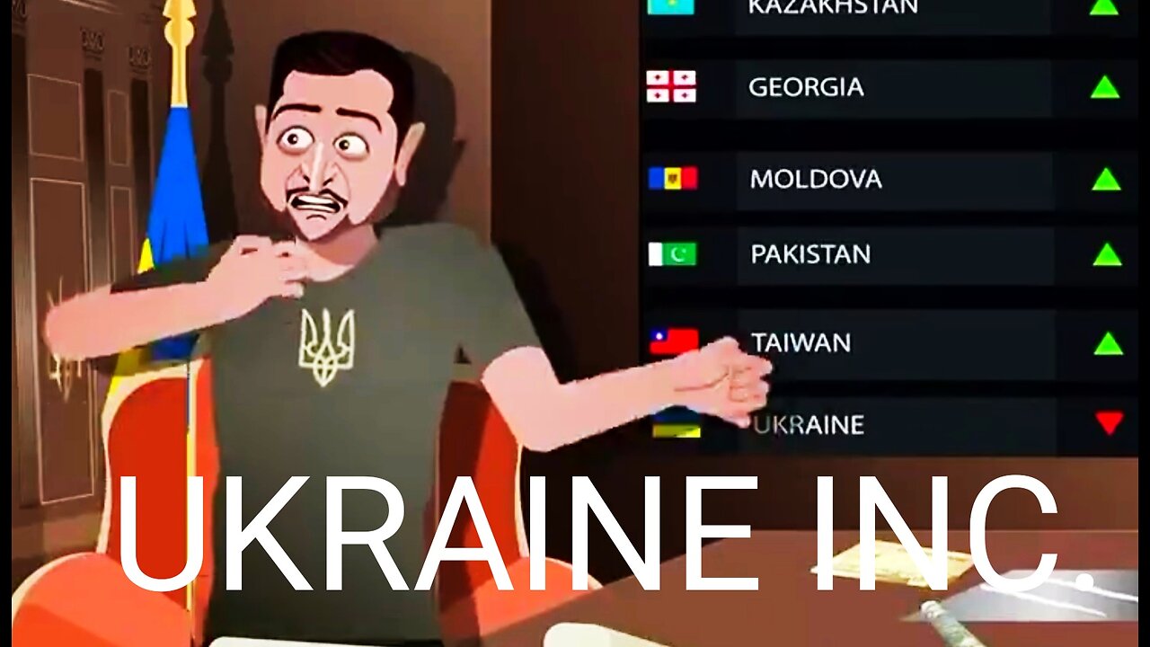 Cartoon About Zelensky Released in Europe. Ukraine Inc.