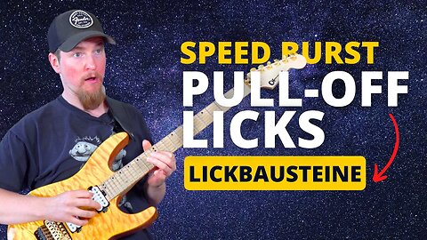 Speed Burst: Pull-Offs & Mini-Lick-Bausteine zum Geschwindigkeit erhöhen (schnelle Reapeating Licks)