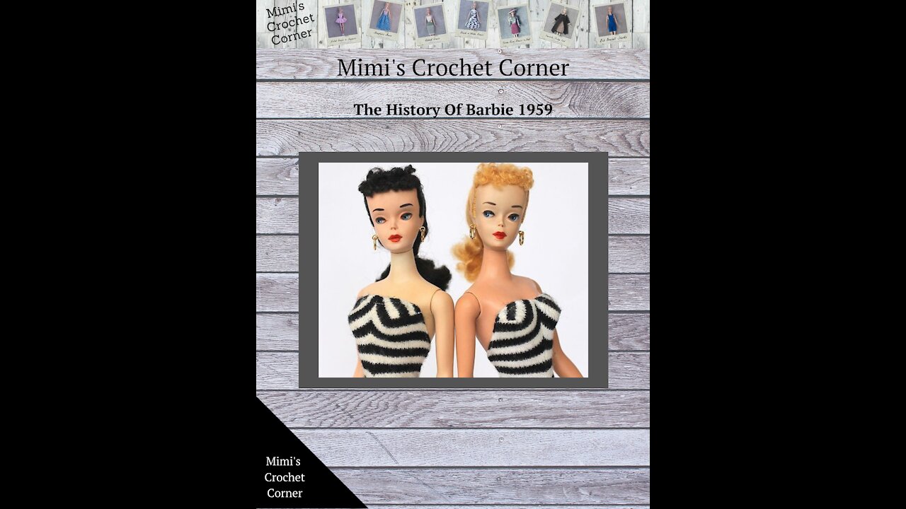 The History Of Barbie 1959