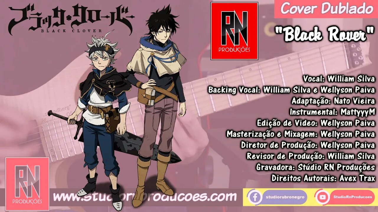 Black Clover OP3 - Black Rover (Cover Dublado) - William Silva