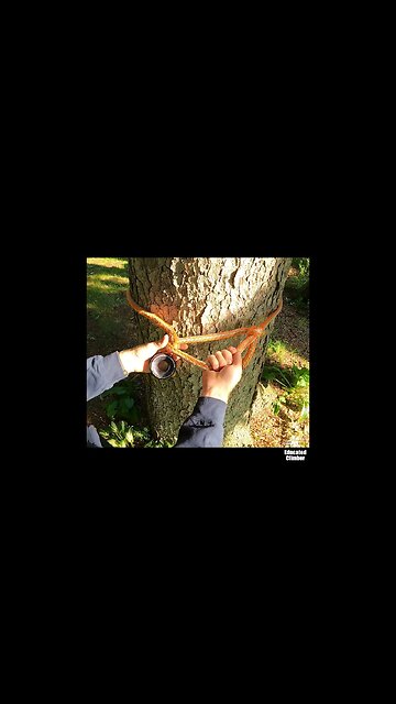 Running Bowline Re-dressed - tying on hardware