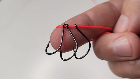 Triple Hooks Fishing Rig for Multiple Baits [Multi Hooks Fishing Knot]