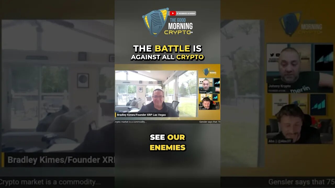 The Battle Is Against All Crypto #crypto #shorts #ripple #coinbase