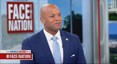 Gov Wes Moore Claims The World Wasn't Safer Under Trump