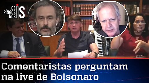 EXCLUSIVO: Entrevista durante a live de Jair Bolsonaro de 30/07/20