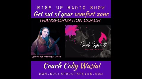 Coach Cody talks getting outside your comfort zone on Rise Up Radio Show