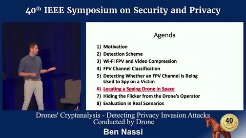 Drones' Cryptanalysis Detecting Privacy Invasion Attacks Conducted by Drone