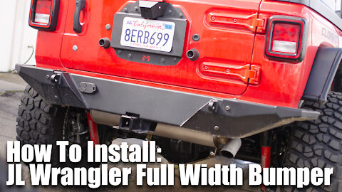 How to Install: JL Full Width Rear Bumper