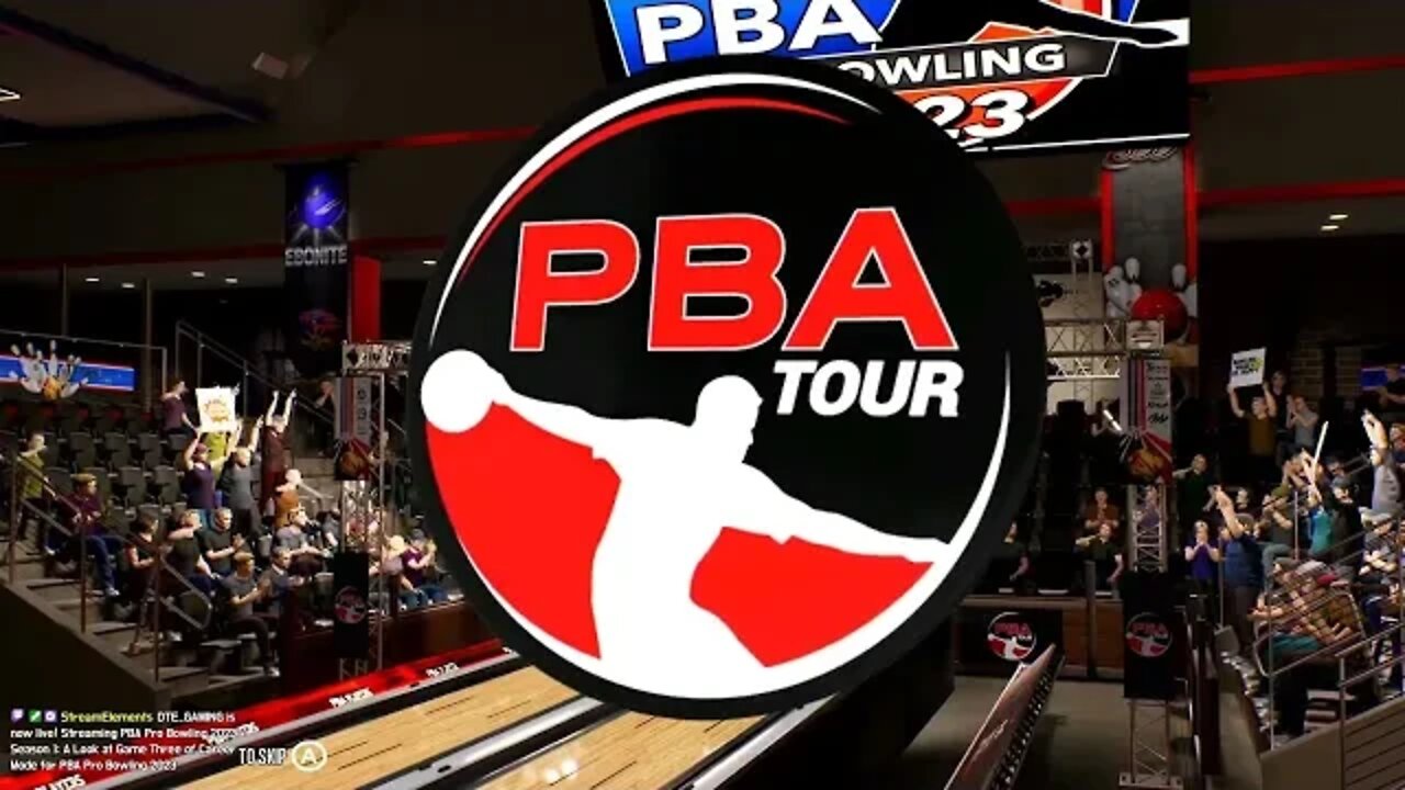 Season 1: A Look at Game Two of Career Mode for PBA Pro Bowling 2023 Live broadcas