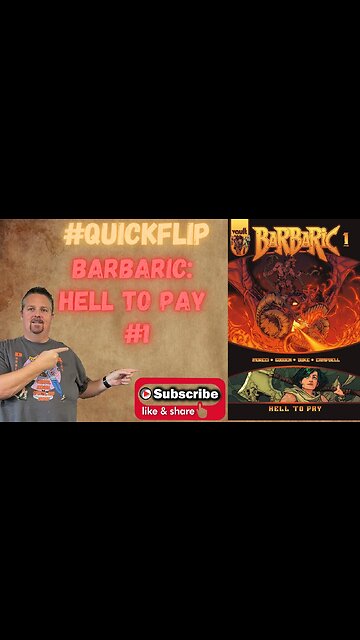 Barbaric: Hell to Pay #1 Vault Comics #QuickFlip Comic Review Michael Moreci, Nathan Gooden #shorts