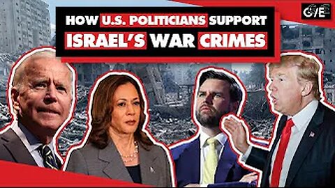 US Support for Israel's War Crimes is Bipartisan: Trump, Kamala Harris, Biden, JD Vance, Tim Walz