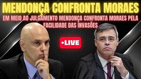 MENDONÇA E MORAES SE ESTRANHAM SOBRE INVASÃO DOS TRÊS PODERES