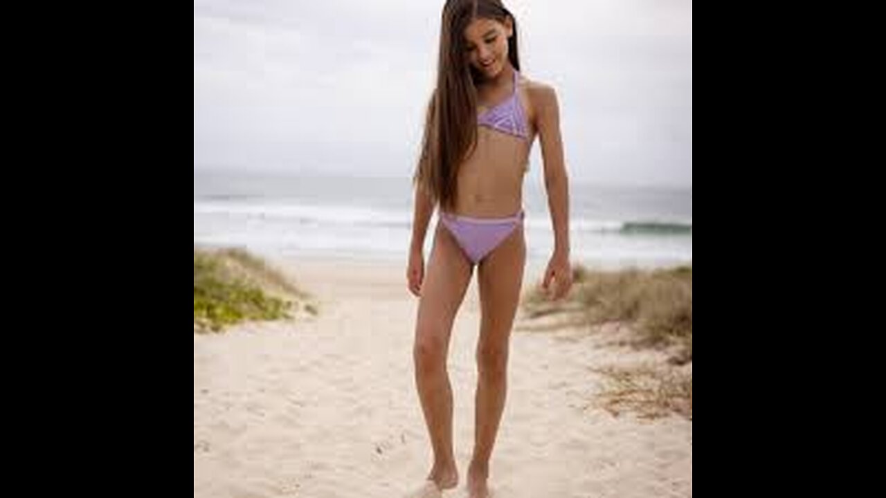 Most beautiful girl walking in remp