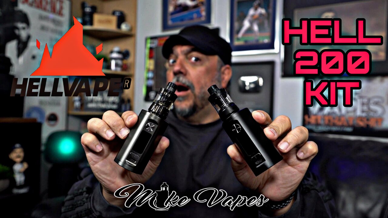 HellVape Hell 200 Mod With TLC Top Coiler Tank