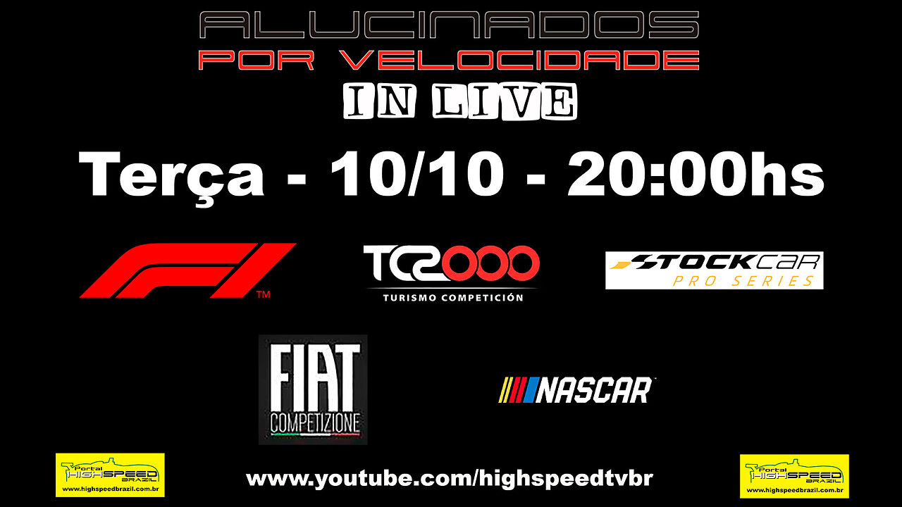 🏎️ ALUCINADOS POR VELOCIDADE IN LIVE