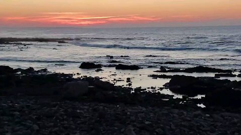 The most beautiful sunset view