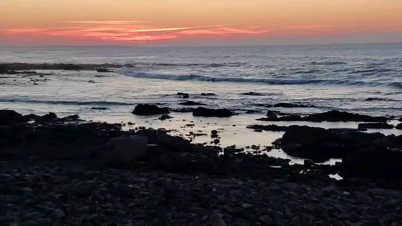 The most beautiful sunset view