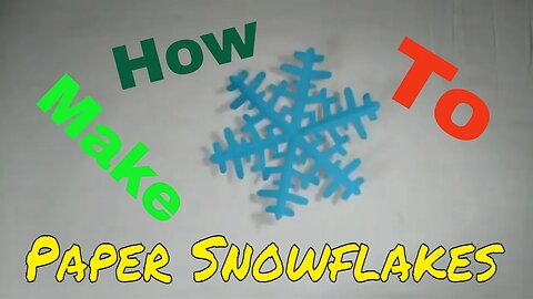 How to Make a Snowflake Out of Paper diy