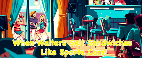 When Waiters Sell Sandwiches Like Sports Cars!