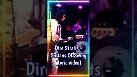 Dire Straits - Sultans Of Swing (Lyrics) 🎶 #70smusic #trending #shorts