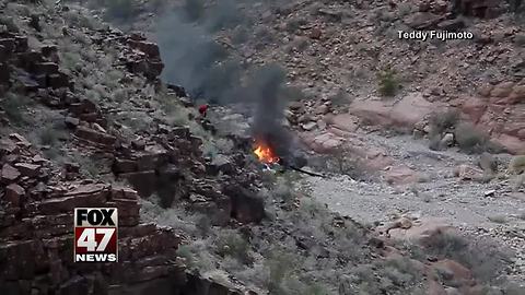 Helicopter crashes in Grand Canyon, killing 3 tourists