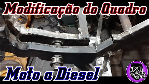 Modificação do Quadro 04 - Sunset 83 ( Moto a Diesel de Goiânia )