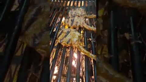 Flame grilled lamb chops | @sawthureinwin7 on IG 👍🏽🐑 #shorts