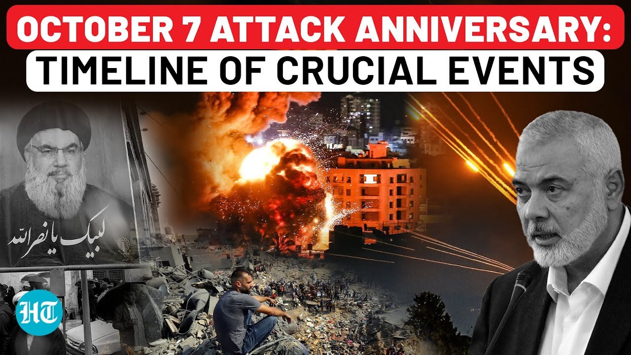 One Year Of Hamas Attack On Israel _ Gaza Onslaught, Iran Attacks & More _ Timeline Of Key Events