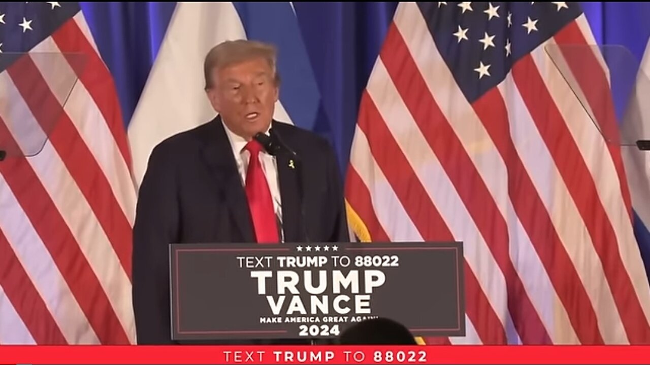 President Trump's speaks at October 7 Remembrance Event in Miami Florida
