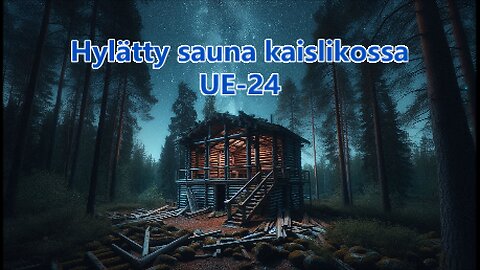 Hylätty sauna kaislikossa UE-24