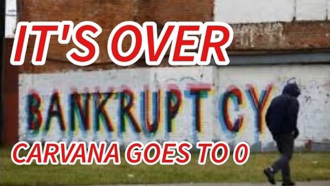 Carvana Creditors Call In Their Chips, Is It Bankruptcy? 7 Customers Email Me With Bounced Checks